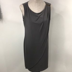 Jessica Simpson size 10 Grey dress Gold strap NWOT